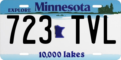MN license plate 723TVL