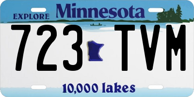 MN license plate 723TVM