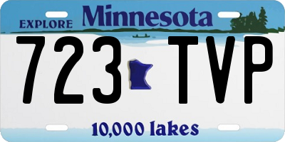 MN license plate 723TVP