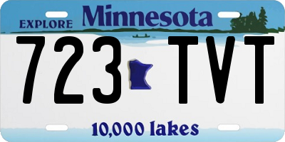 MN license plate 723TVT