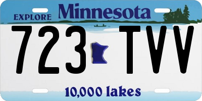 MN license plate 723TVV