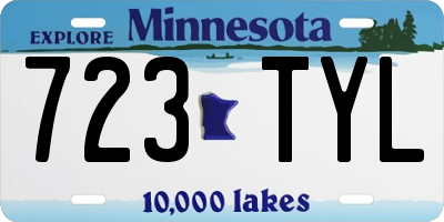 MN license plate 723TYL