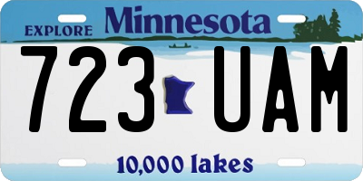 MN license plate 723UAM