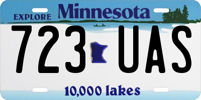 MN license plate 723UAS