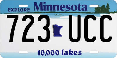 MN license plate 723UCC