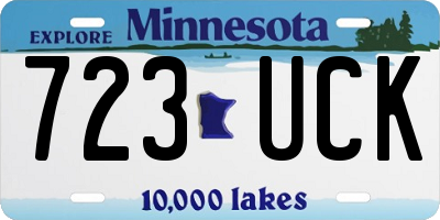 MN license plate 723UCK