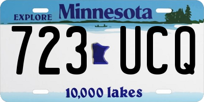 MN license plate 723UCQ