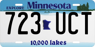 MN license plate 723UCT