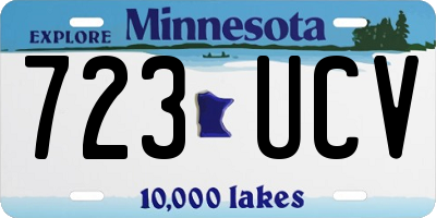 MN license plate 723UCV