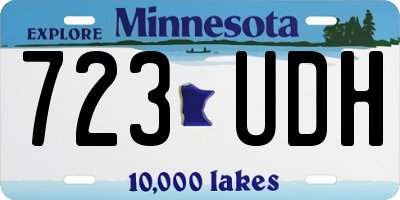 MN license plate 723UDH