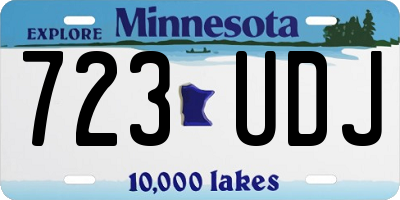 MN license plate 723UDJ