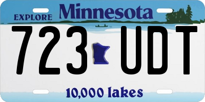 MN license plate 723UDT