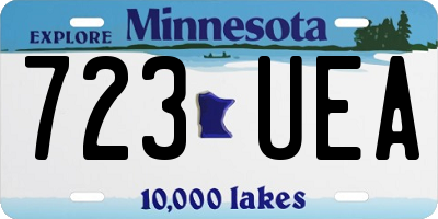 MN license plate 723UEA