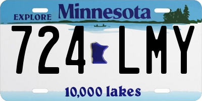 MN license plate 724LMY