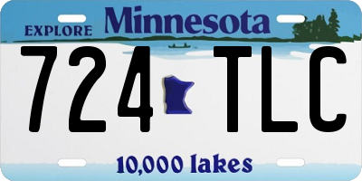 MN license plate 724TLC