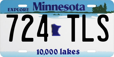 MN license plate 724TLS