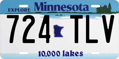 MN license plate 724TLV