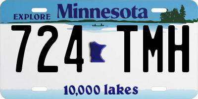 MN license plate 724TMH