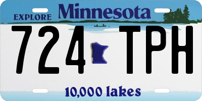MN license plate 724TPH