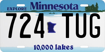 MN license plate 724TUG