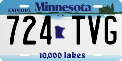 MN license plate 724TVG