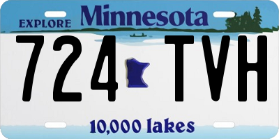MN license plate 724TVH