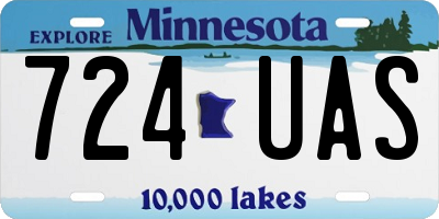 MN license plate 724UAS