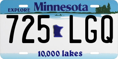 MN license plate 725LGQ
