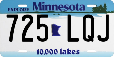 MN license plate 725LQJ