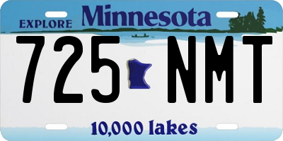 MN license plate 725NMT