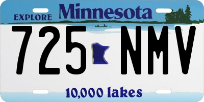 MN license plate 725NMV