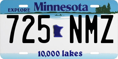 MN license plate 725NMZ