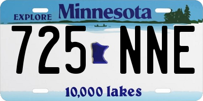 MN license plate 725NNE