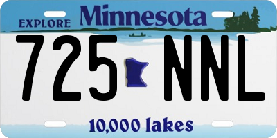 MN license plate 725NNL