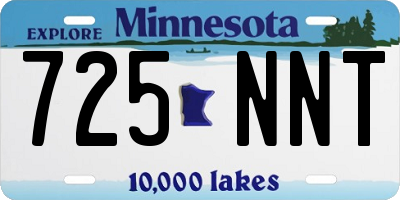 MN license plate 725NNT