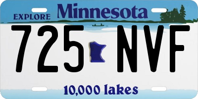MN license plate 725NVF