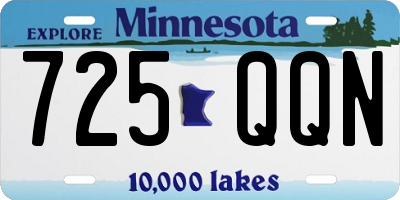 MN license plate 725QQN