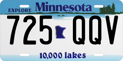 MN license plate 725QQV