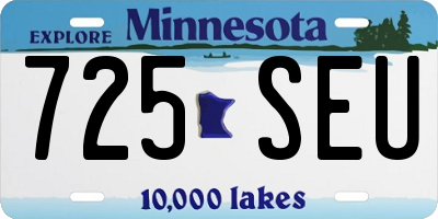 MN license plate 725SEU