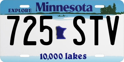 MN license plate 725STV