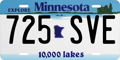 MN license plate 725SVE