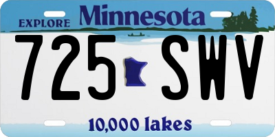 MN license plate 725SWV