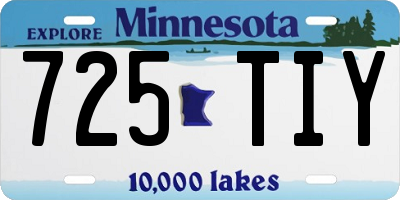 MN license plate 725TIY
