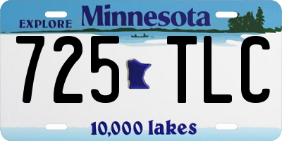 MN license plate 725TLC
