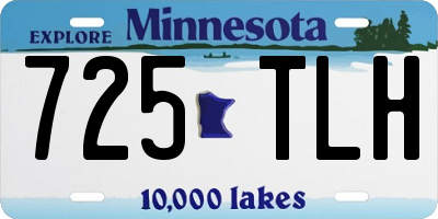 MN license plate 725TLH