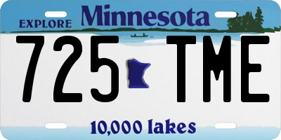 MN license plate 725TME