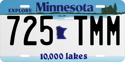 MN license plate 725TMM