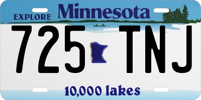 MN license plate 725TNJ