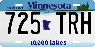 MN license plate 725TRH