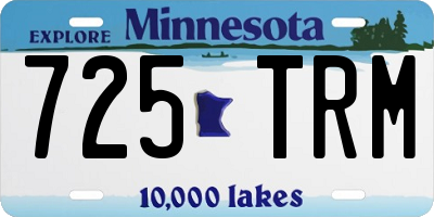 MN license plate 725TRM